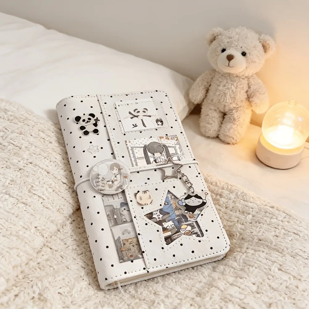 Graph Paper Pad - Блокнот-биндер A6 в горошек, на 6