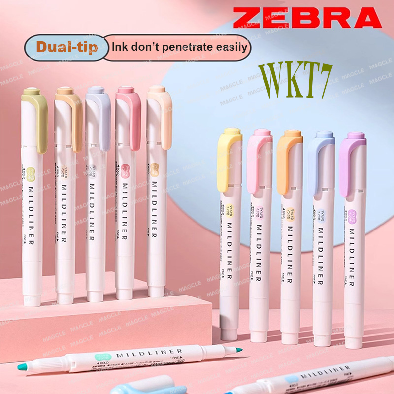 Zebra Pen Mildliner - Ручка-хайлайтер Zebra, 1 шт., WKT7 MILD