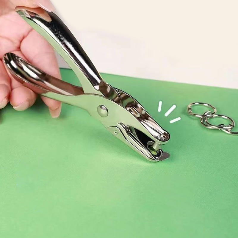 Paper Punch 3 Hole - Ручной металлический дырокол для канцелярии, диаметр