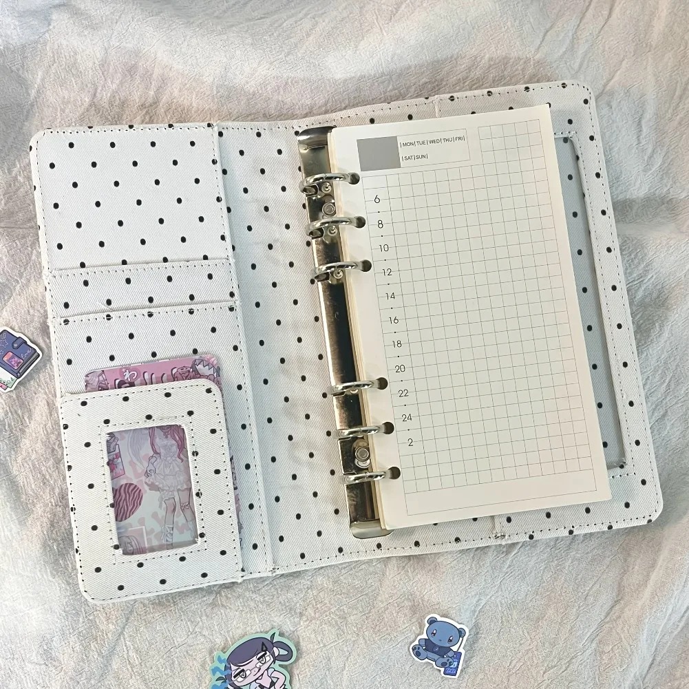 Блокнот-биндер A6 в горошек, н – обзор и цена Graph Paper Pad