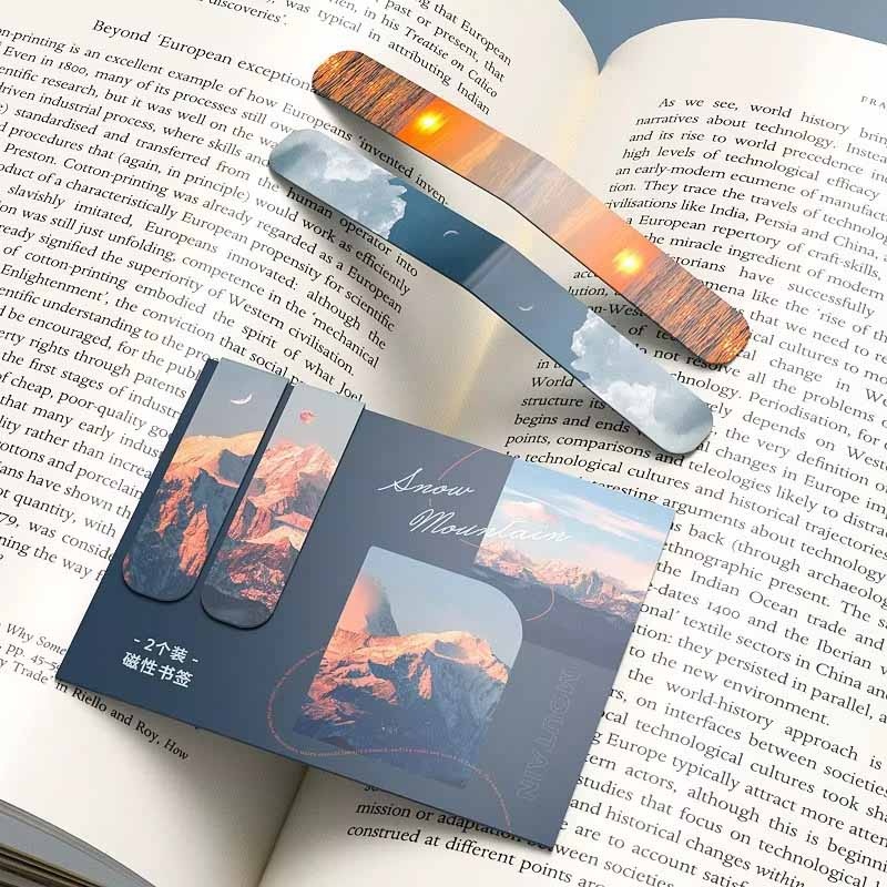 2 шт. магнитных закладок с пей – обзор и цена Bookmark Magnetic Clip