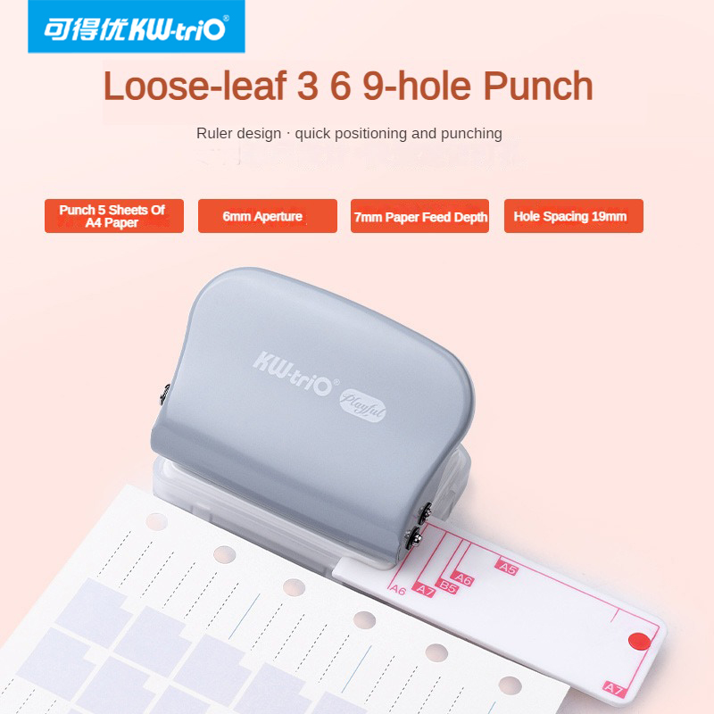 KW-Trio A5 B5 A6 3 отверстия 6 – обзор и цена Paper Punch 3 Hole
