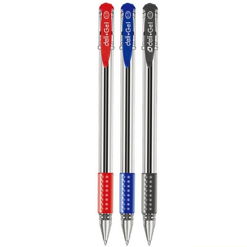 Deli 0,5 мм, черная, красная,  – обзор и цена Stationery Office And School Supply Stores